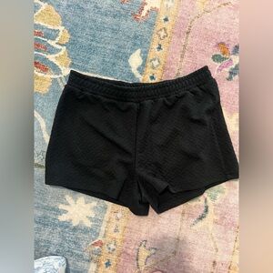 Mary Square Black Women's Shorts